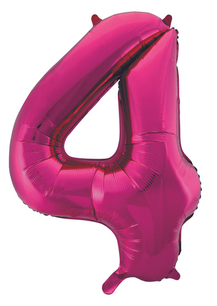 Giant Pink 86cm Helium Balloon Numbers