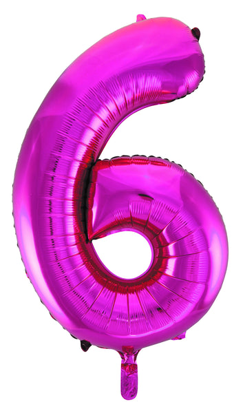 Giant Pink 86cm Helium Balloon Numbers