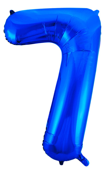 Giant Blue 86cm Helium Balloon Numbers