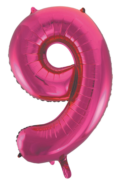 Giant Pink 86cm Helium Balloon Numbers
