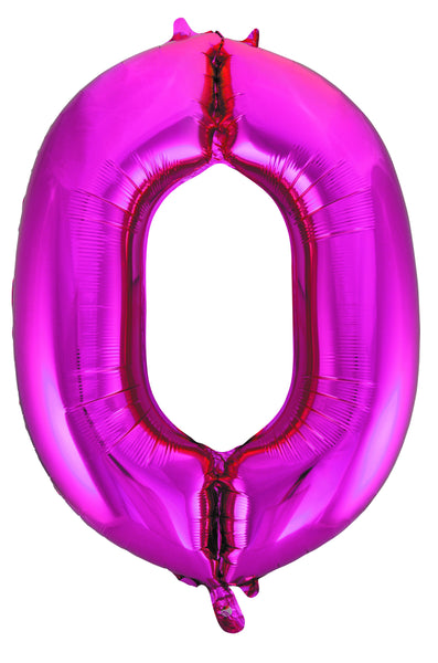 Giant Pink 86cm Helium Balloon Letters & Numbers