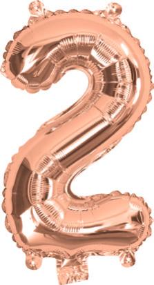 Giant Rose Gold 86cm Helium Balloon Letters & Numbers