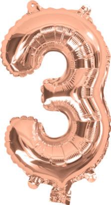 Giant Rose Gold 86cm Helium Balloon Letters & Numbers