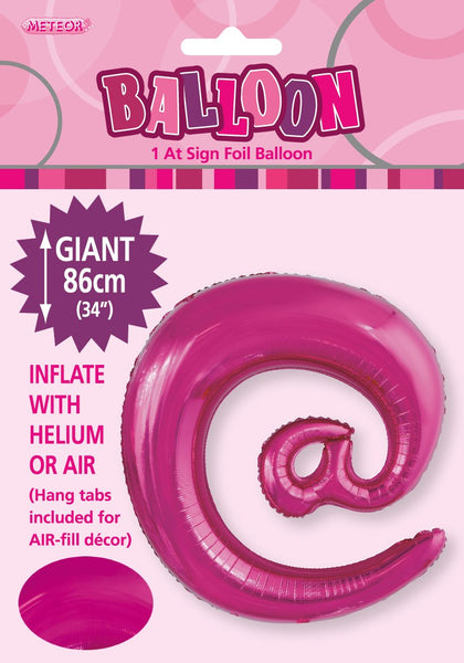 Giant Pink 86cm Helium Balloon Letters & Numbers