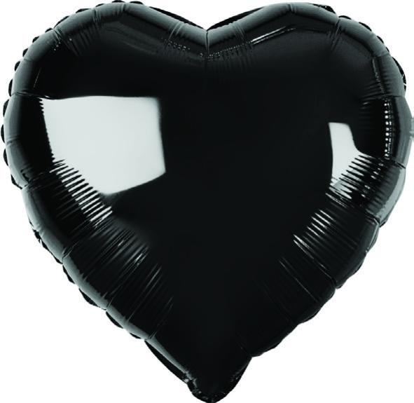 Large Heart Shaped Helium Balloons 45cm