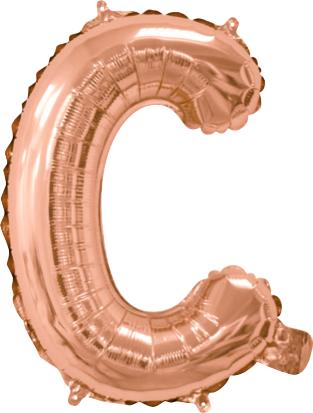 Giant Rose Gold 86cm Helium Balloon Letters & Numbers