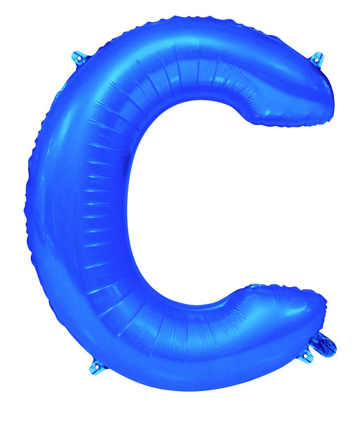 Giant Blue 86cm Helium Balloon Letters & Numbers