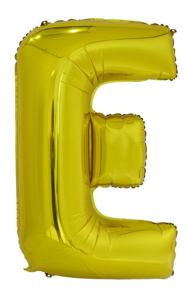 Giant Gold 86cm Helium Balloon Letters & Numbers