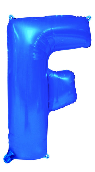 Giant Blue 86cm Helium Balloon Letters & Numbers