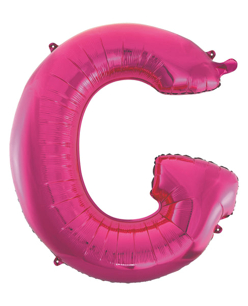 Giant Pink 86cm Helium Balloon Letters & Numbers