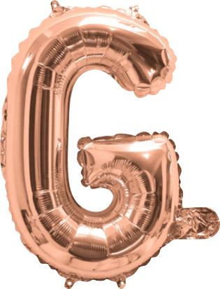 Giant Rose Gold 86cm Helium Balloon Letters & Numbers