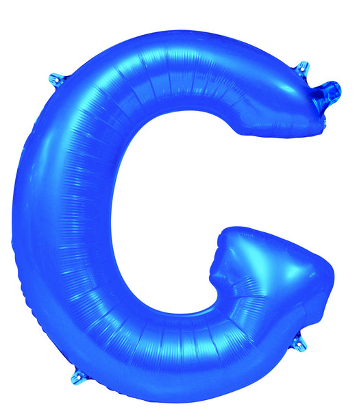 Giant Blue 86cm Helium Balloon Letters & Numbers