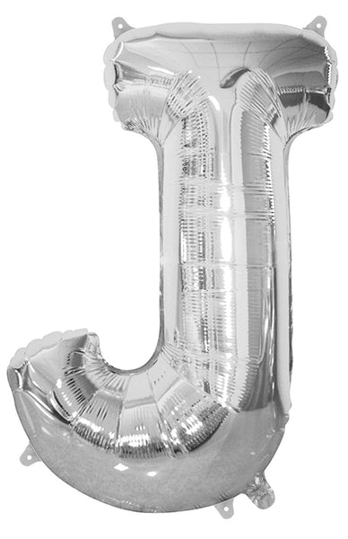 Giant Silver 86cm Helium Balloon Letters & Numbers