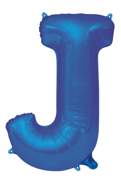 Giant Blue 86cm Helium Balloon Letters & Numbers