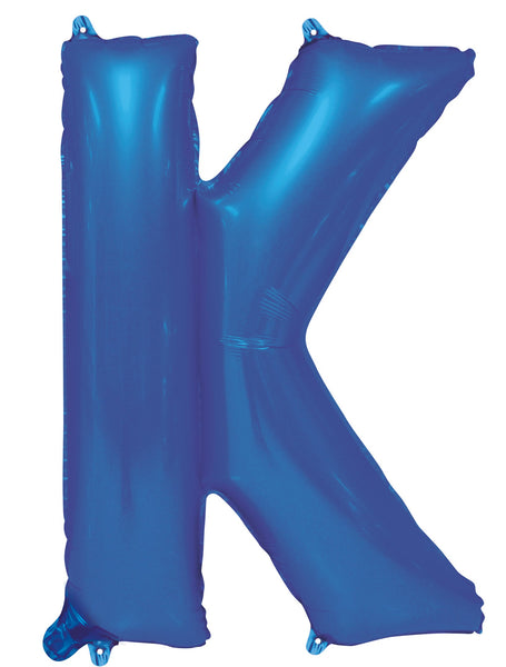 Giant Blue 86cm Helium Balloon Letters & Numbers