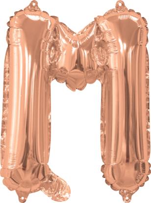 Giant Rose Gold 86cm Helium Balloon Letters & Numbers