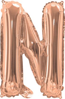 Giant Rose Gold 86cm Helium Balloon Letters & Numbers