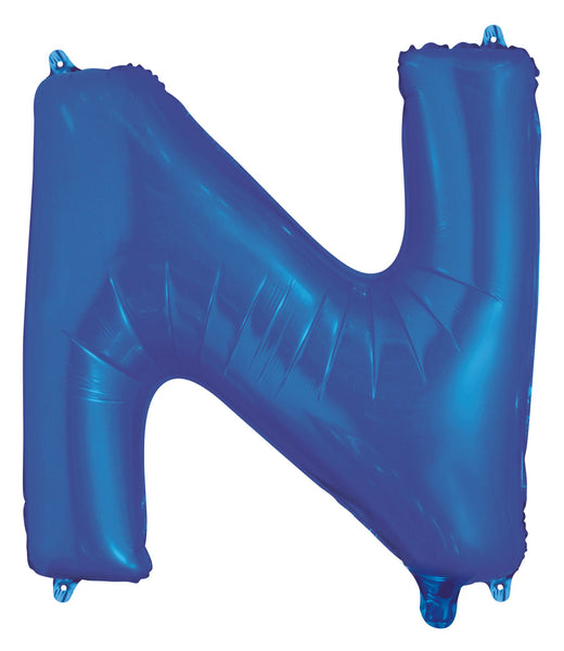 Giant Blue 86cm Helium Balloon Letters & Numbers