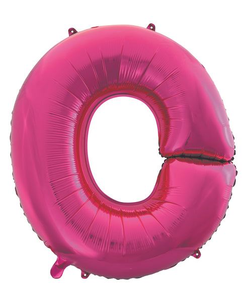 Giant Pink 86cm Helium Balloon Letters & Numbers