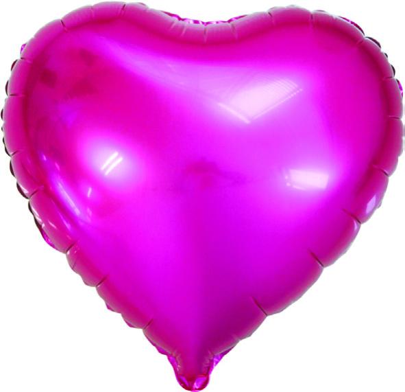 Large Heart Shaped Helium Balloons 45cm