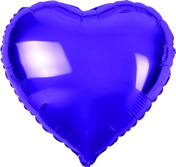 Large Heart Shaped Helium Balloons 45cm