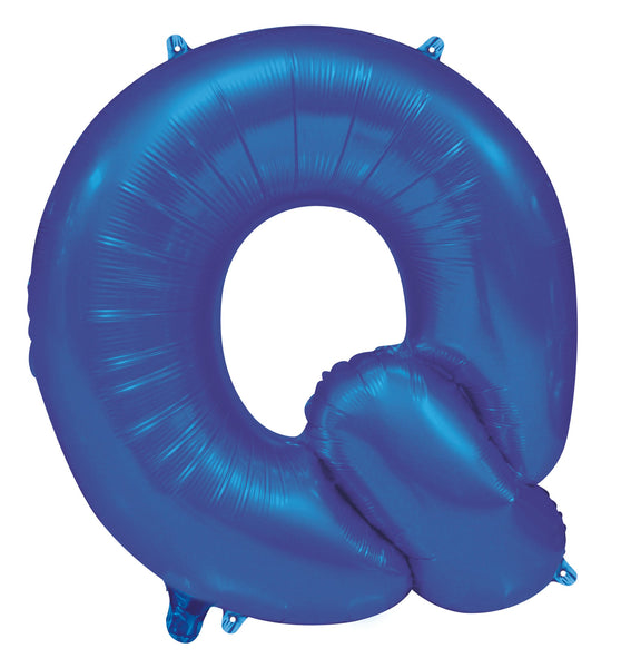 Giant Blue 86cm Helium Balloon Letters & Numbers