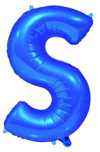 Giant Blue 86cm Helium Balloon Letters & Numbers