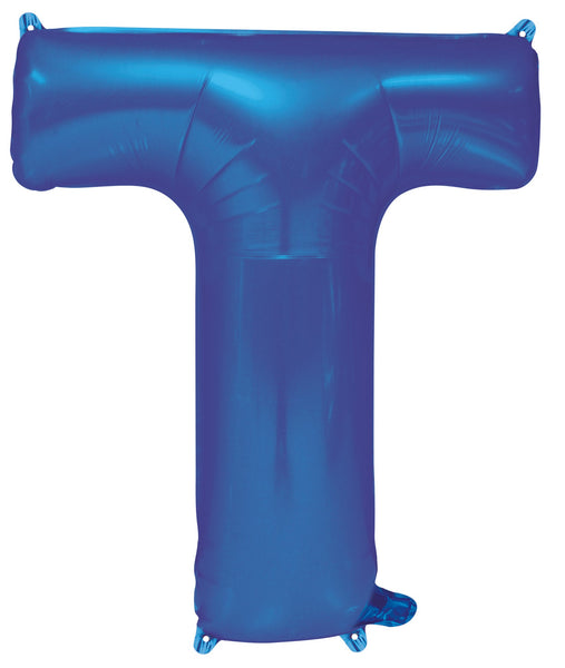 Giant Blue 86cm Helium Balloon Letters & Numbers