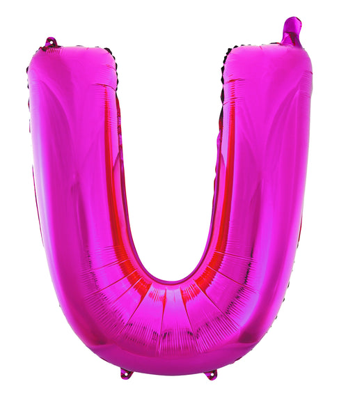 Giant Pink 86cm Helium Balloon Letters & Numbers