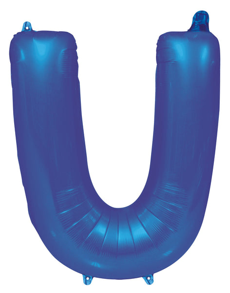 Giant Blue 86cm Helium Balloon Letters & Numbers