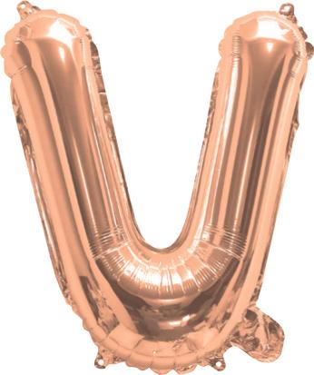 Giant Rose Gold 86cm Helium Balloon Letters & Numbers