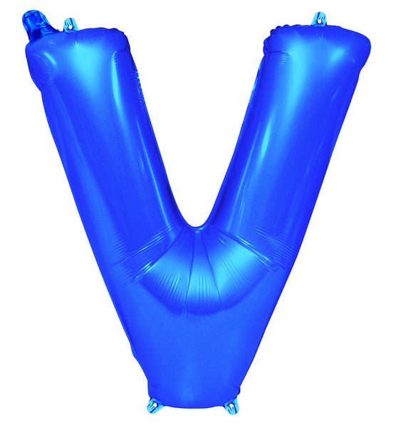 Giant Blue 86cm Helium Balloon Letters & Numbers