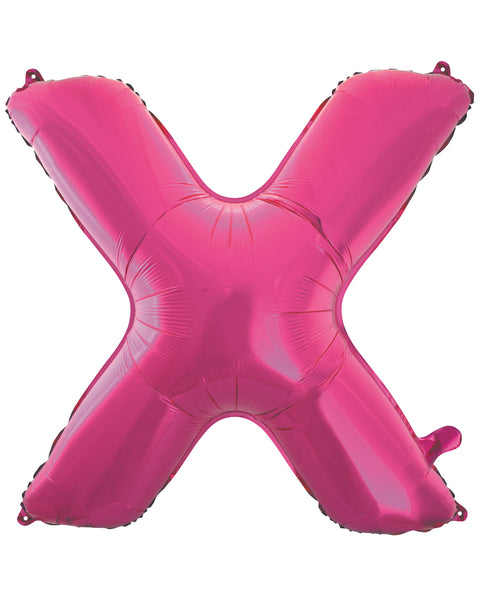 Giant Pink 86cm Helium Balloon Letters & Numbers