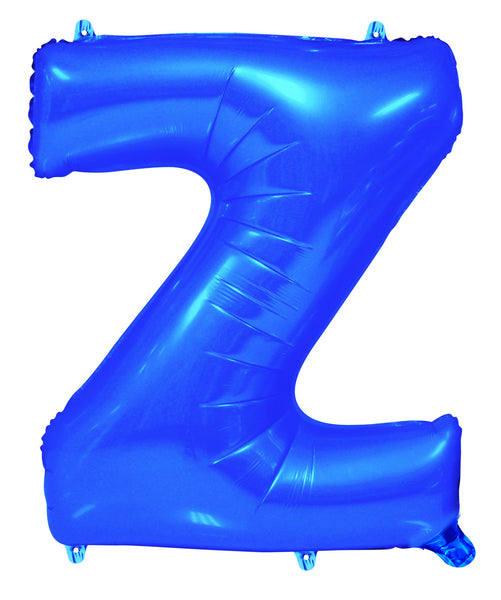 Giant Blue 86cm Helium Balloon Letters & Numbers